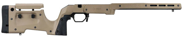 Mdt Sporting Goods Inc 104692FDE XRS Chassis FDE Aluminum Core with Polymer Panels, Adj. Cheekrest, M-LOK Forend, Interchangeable Grips, AICS Mag Compatible, Fits Short Action Savage — view 1