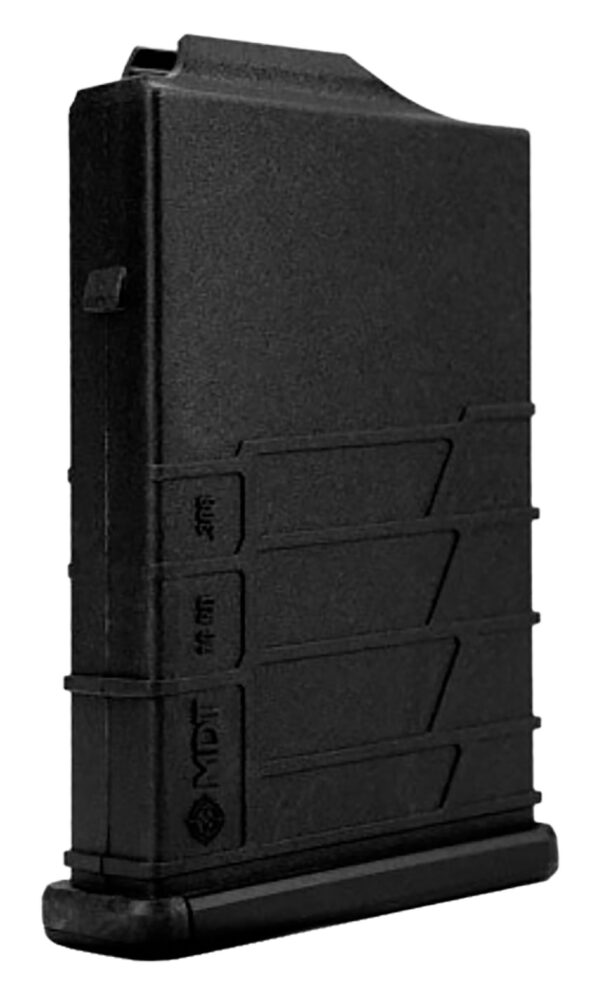 Mdt Sporting Goods Inc 104447BLK AICS Magazine  10rd Extended 308/6.5 Creedmoor Short Action, Black Polymer Fits Some Chassis/Bottom Metal (MDT/XLR/KRG/GRS/CDI/Pacific Tool & Gauge) — view 1
