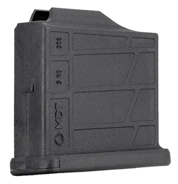 Mdt Sporting Goods Inc 105026BLK AICS Magazine  5rd Extended 6.5 Creedmoor/308 Win Short Action Black Polymer — view 1