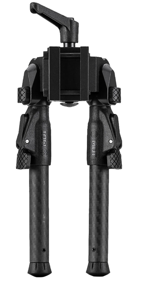 Mdt Sporting Goods Inc 105560BLK GRND-POD  Black Aluminum, 4.5"-9.0", Spiked Feet, Fits Picatinny Rail — view 1