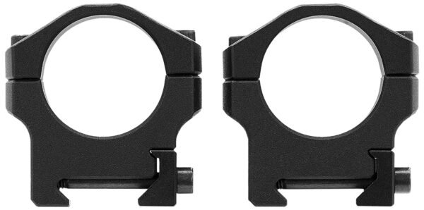 Mdt Sporting Goods Inc 103549BLK Scope Rings Scope Ring Set Black Anodized Aluminum 34mm Tube High Picatinny — view 1
