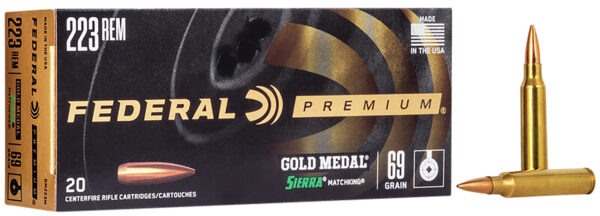 Federal GM338LM Premium Gold Medal 338LapuaMag 250gr Sierra MatchKing BTHP 20 Per Box/10 Case — view 1